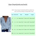 thumbnail image 4 of Chemisier Uni pour Femmes, Chemise en Chiffon à Col en V, Dentelle Brodée, Manches Longues, 4 of 4