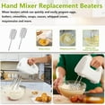 thumbnail image 5 of KLYNE - Hand Mixer Beaters Compatible With Hamilton Beach Hand Mixer 62682Rz 62692 62695, 5 of 5