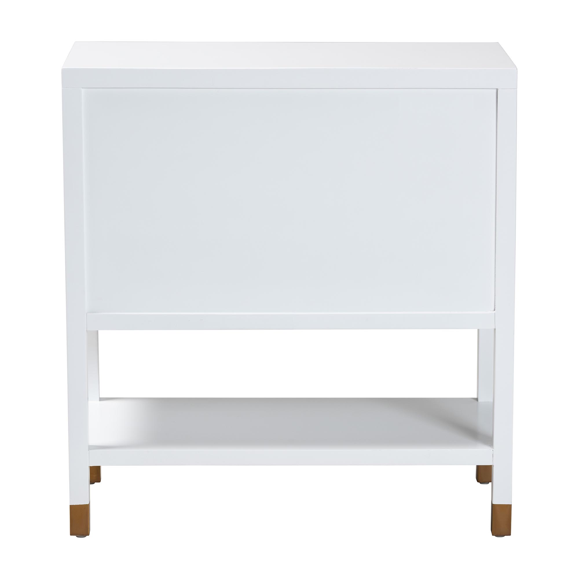 bali & pari Aiden Modern Storage Cabinet, White
