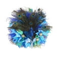 thumbnail image 2 of Guirnaldas de flores de pavo real, anillo para decoración del hogar, colgante de puerta, diseño para colgar en la pared, anillo de flores con plumas de pavo real, colgante de pavo real, 2 of 7