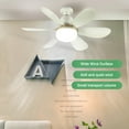 thumbnail image 2 of LED Fan Light Remote Control Multi-color Dimmable Home Kids Room Bedroom Fan Lights, 2 of 7