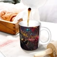 thumbnail image 3 of Disketp Colorful Bull Western Man Large Coffee Mug with Handle Tea Cup Novelty Coffee Cup for Men Women Office Work, 3 of 6