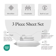 Modern Threads Ultra Soft Microfiber Victorian Sheet Set, Twin