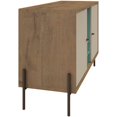 thumbnail image 4 of Manhattan Comfort Joy Wine Rack Serveur en Bleu et Blanc Cassé, 4 of 12