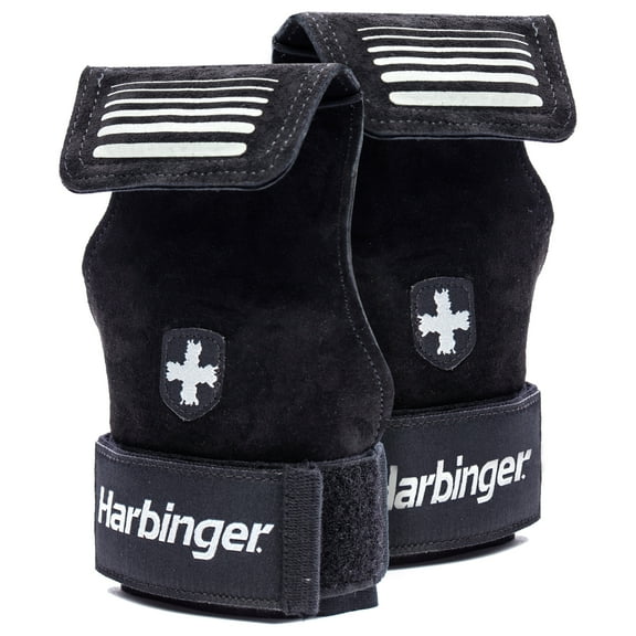 Harbinger Lifting Grips, Black, Medium/Large