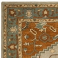 thumbnail image 5 of SAFAVIEH Heritage Nita Oriental Wool Area Rug, Light Blue/Rust, 6' x 9', 5 of 7