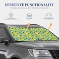 thumbnail image 4 of Bingfone Lemon1 Windshield Sun Shade 2-Piece Foldable Car Front Window Sunshade for Most Sedans SUV Truck-Small, 4 of 7