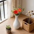 thumbnail image 6 of Light Orange Rose Flowers Artificial for Decoration,4in Blue Silk Flower Heads,2 Pcs Rose Flowers, Silk Rose Heads Bulk,Satin Rose Heads No Stem for DIY Flower Well,Crafts Bouquest, 6 of 9