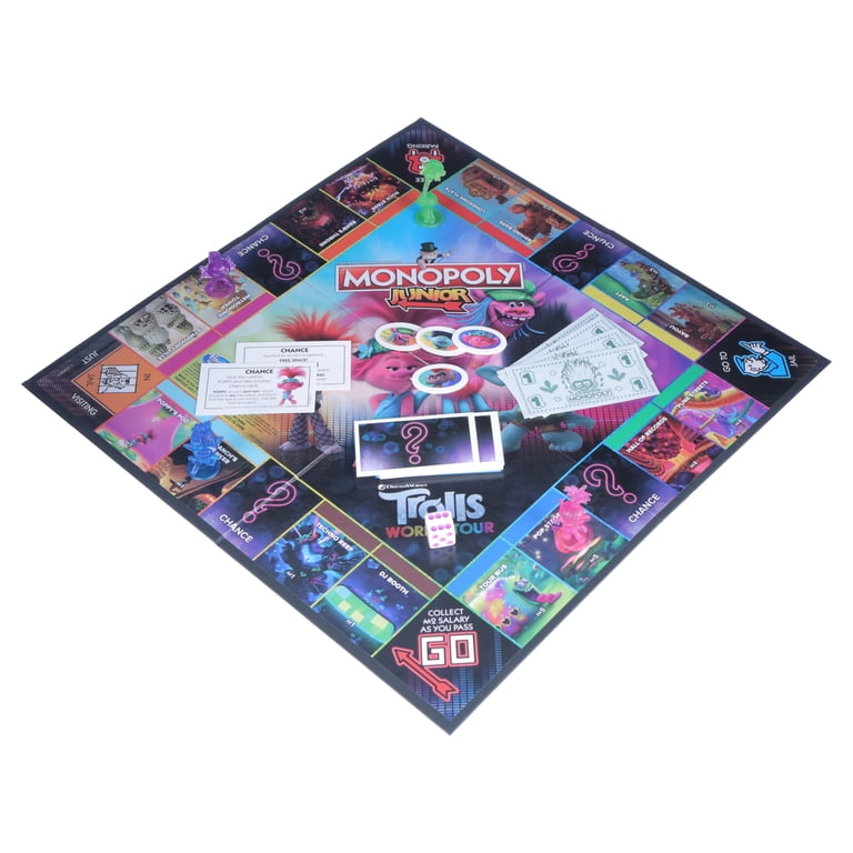 Winning Moves 43027 – Monopoly Junior Biene Maja – Limitierte Edition – Kinderleichtes Monopoly Ab 5 Jahren Für 2–4 Spieler