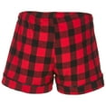 thumbnail image 3 of Women's Boxercraft Scarlet Ohio State Buckeyes Flannel Shorts, 3 of 3