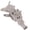 Gray, variant on QXFBJOQH Dog Plush Toys For Aggressive Chewers