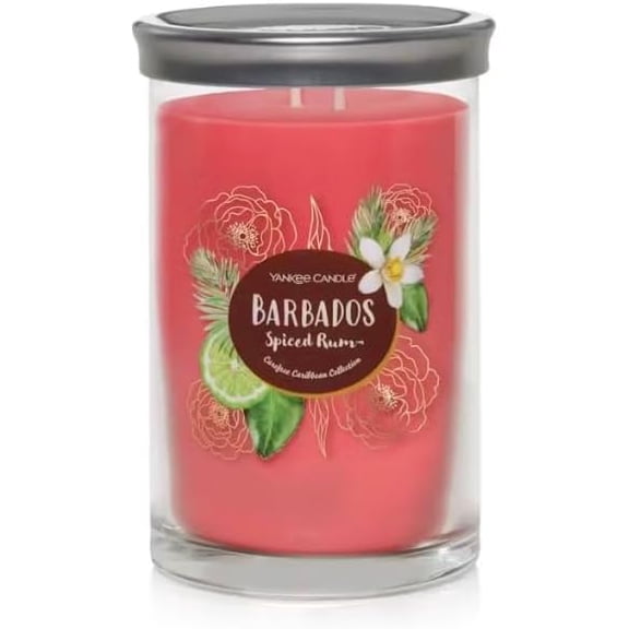 Yankee Candle Carefree Caribbean Collection Barbados Spiced Rum Large Signature 2-Wick Tumbler Candle