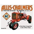 thumbnail image 1 of Allis-Chalmers Tin Metal Sign : Model WC Tractor, 1 of 2