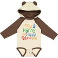 thumbnail image 3 of Inktastic Nanny and Pappy Love Me Boys or Girls Long Sleeve Baby Bodysuit, 3 of 5