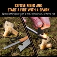 thumbnail image 2 of Fireflame Fire Plugs Fire Starter - Quick Instant 100% Waterproof Firestarter for Emergencies, Survival, Campfires, Fire Pits, Charcoal Grill - All Natural, Odorless & Non-Toxic - 50 Plugs in Bag, 2 of 4