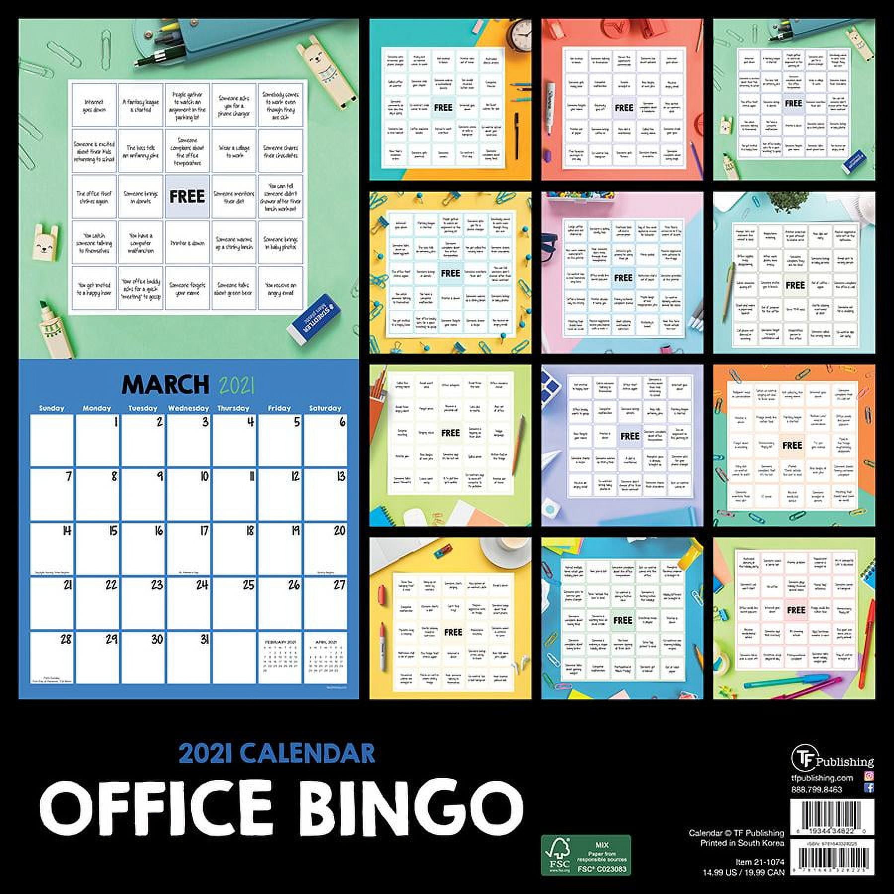 2021 office bingo 12