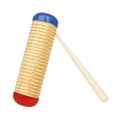 thumbnail image 3 of Herramienta de entrenamiento musical Guiro Percusion de madera, instrumento de percusión manual portátil de Guiro Shaker para actividades en casa, 3 of 8
