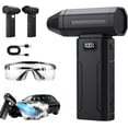 thumbnail image 1 of Ultra-Powerful 150,000 Rpm Portable Turbo Fan, Cordless Compressed Air Duster, 5-Gear Adjustable Mini Blower for Computer Cleaning, Keyboard Dusting, Car Detailing, Fast Charging (1), 1 of 7