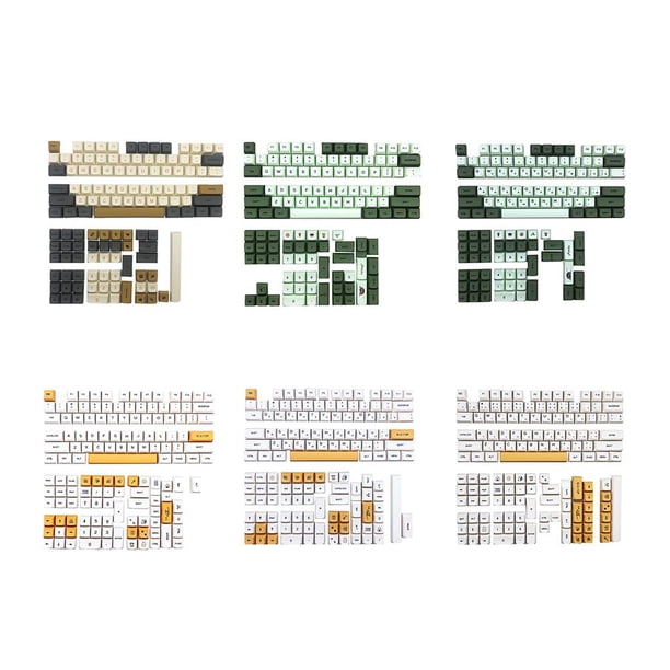 Tecla PBT para MX Switch Gaming Teclado mecánico Milk English Part (Bee) Sywqhk Para estrenar