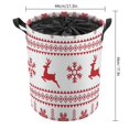 ANYWAY.GO Waterproof Foldable Laundry Hamper Cute Cozy Christmas