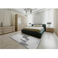 thumbnail image 5 of Ahgly Company Machine Washable Indoor Rectangle Transitional Gunmetal Gray Area Rugs, 4' x 6', 5 of 7