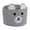 Gray, variant on JoyHoop Cotton Woven Rope Storage Basket with Bear Design and Handles, Foldable Organizer for Nursery, Desktop, or Bathroom, 7.87x9.84 Inches