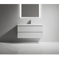 thumbnail image 6 of Alma 42 Inch Cement Gray Wall Mount Vanity With A Integrated Sink, 6 of 11