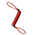 thumbnail image 5 of jiaping 150cm Security Motorcycle Wheel Disc Brake Alarm Lock Spring Cable Red red Rosso, 5 of 6