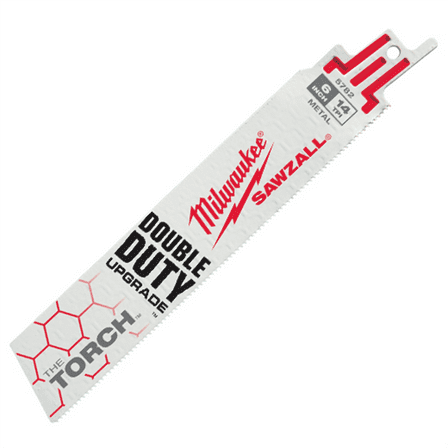 Milwaukee 48-00-5782 6" 14 TPI THE TORCH SAWZALL Blades (5 Pk)