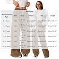 thumbnail image 3 of Nekdswn Girls Wide Leg Sweatpants Bow Print Baggy Athletic Pants with Pockets Teen Grils Fleece Lined Drawstring Waist Sweat Pants, 3 of 8
