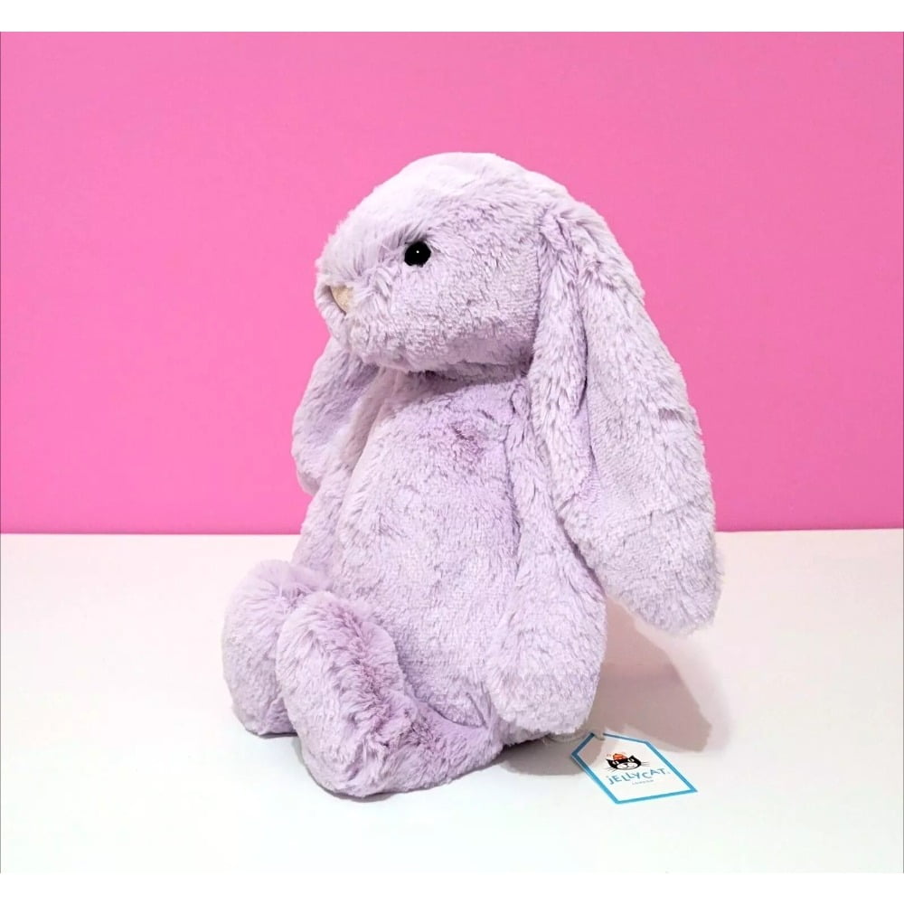  Medium Bashful Lilac Bunny 紫うさぎ Jellycat Bashful Lilac Bunny purple medium 31 cm NEW with