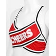 thumbnail image 4 of Alvivi Women Adults Cheerleader Uniform Cross Crop Top+Pleated Skirt, 4 of 7