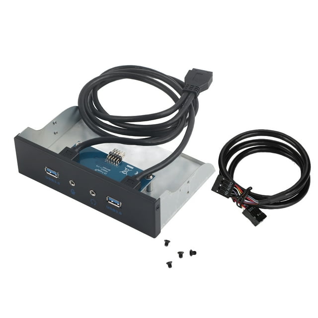 USB3.0 AUDIO Floppy Front Panel 3.5inch 2 USB3.0 Interfaces with Mic Audio