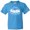 Pacific Blue, variant on Let's Go on an Adventure Mountains Youth T-Shirt