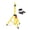 yellow, variant on 5 Core Adjustable Tripod PA DJ Speaker Stands, Height 31-54 Inches Heavy Duty with 35mm Top Insert, Holds Up to 132 Lbs Per Stand