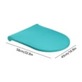 thumbnail image 3 of Elastic Toilet Seat Cover - Universal Fit Stretchable Protector for All Toilet Types, 3 of 6