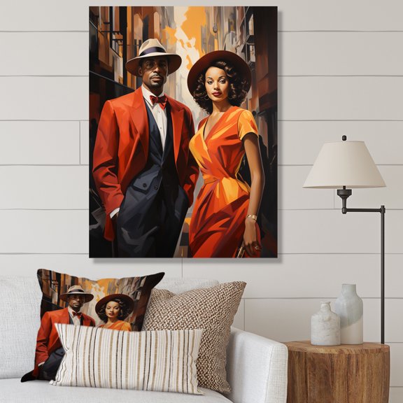 Designart "Celebrating the Harlem Renaissance II" Harlem Renaissance Canvas Print