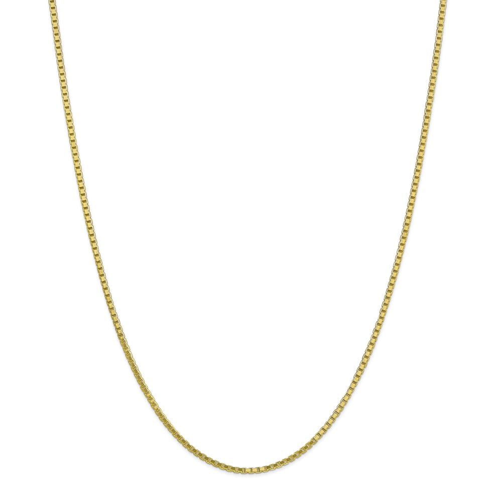 Mia Diamonds 10k Yellow Gold 0.90mm Diamond-Cut Cable Chain Necklace
