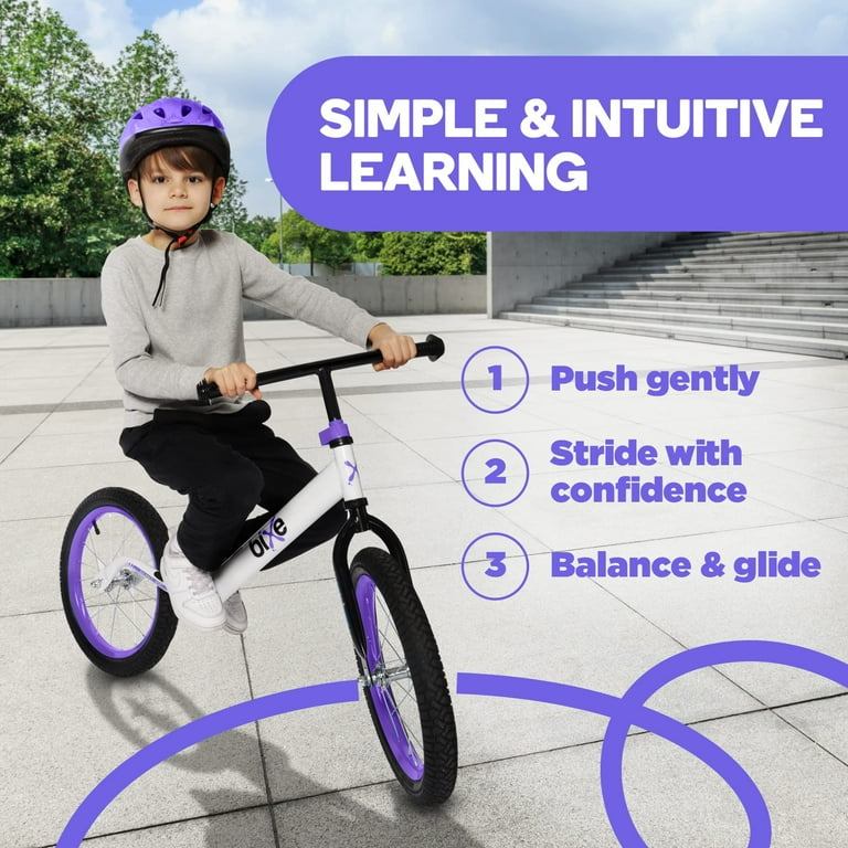 Bixe 16 Pro Balance Bike for Kids 4 9 Years Old Training Cycle First Violet Walmart