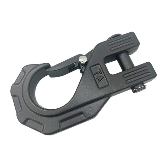 funtasica Crochet de Treuil Accessoire de Réparation Auto Crochets de Traînée Connecteur pour Camion ATV SUV Gris