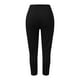thumbnail image 5 of Gibobby pantalones de vestir mujer cintura alta Pantalones de trabajo recortados de cintura alta para mujer, pantalón liso con cremallera, pantalón informal holgado con cintura elástica (Negro, M), 5 of 5