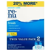 Bausch & Lomb Re-Nu Fresh Multi-Purpose Solution Twin Value Pack, 12 fl oz, 2 count