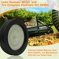 thumbnail image 5 of 44985 Lawn Sweeper Wheel Tire Complete Assembly Set Compatible with Lawn Sweepers & Tractors 2PCS, 5 of 6