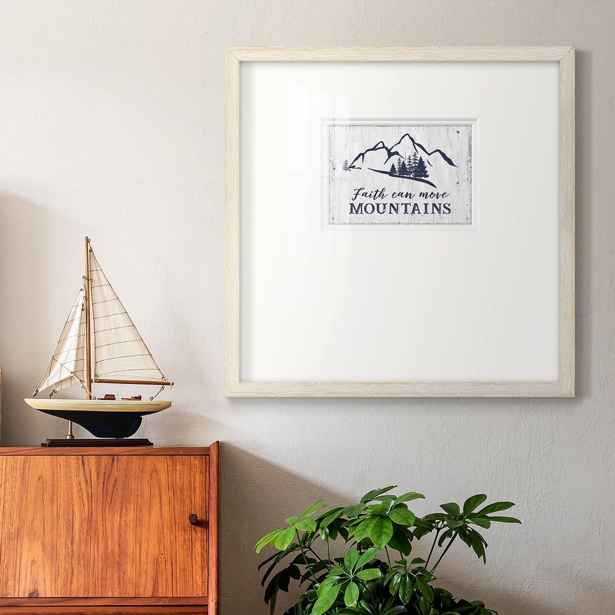 Move MountainsPremium Framed Print