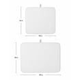 thumbnail image 4 of Dish Drying Mat for Kitchen Counter Solid Color Drying Pad Absorbent Drying Mats for Countertops Sinks Draining Racks White Reversible Drainer Kitchen Accessories 18x24 Inch, 4 of 7