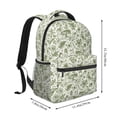 thumbnail image 2 of Fotbe Green Rabbit Mochila Casual con Estampado para Escuela, Viajes y Actividades al Aire Libre - Duradera, Ligera y Cómoda, 2 of 5
