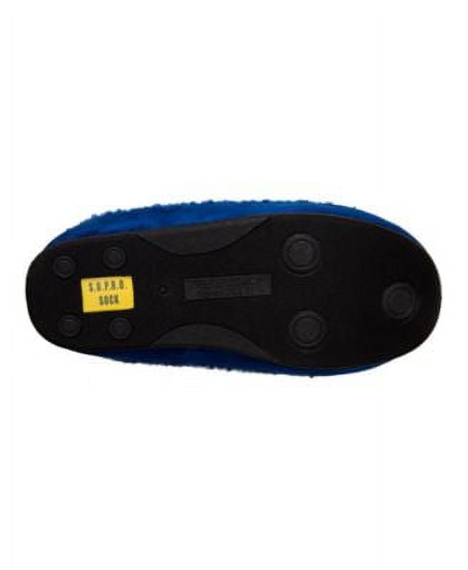 DEER STAGS  Mens Blue Smiley Face Round Toe Slip On Slippers 9 M DEER STAGS Mens Blue Smiley Face Cushioned Slipperooz Round  main image 3