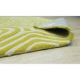 thumbnail image 3 of EORC Yellow Hand-Tufted Wool Transitional Marla Rug, 7'9 x 9'9-Color:Yellow,Material:Wool, 3 of 4