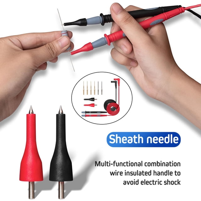 Multímetro 1000V 20A Cables de prueba Sonda de voltímetro DYNWAVEMX PT1010 multifunción