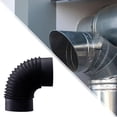 thumbnail image 1 of Adaptador de tubo de ventilación para estufa, codo negro de , resistente a altas temperaturas, para accesorios de ventilación de cocina, codo Identificación 153 cm, 1 of 8